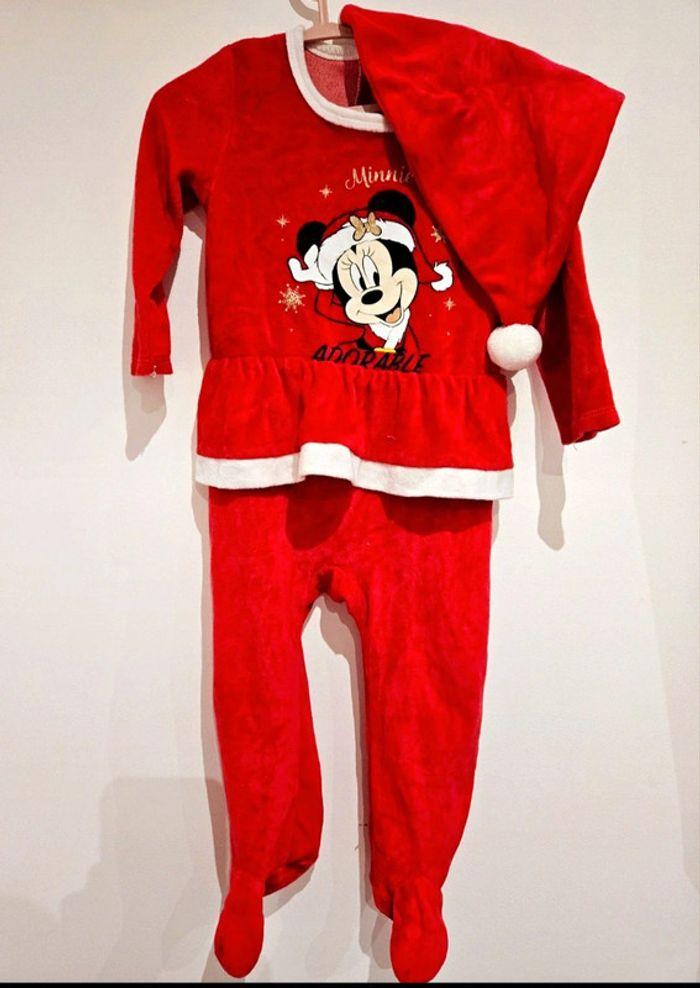 Pyjama velour minnie noel - photo numéro 1