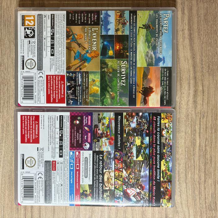 Lot jeux switch Mario Kart + Zelda breath of the wild - photo numéro 3