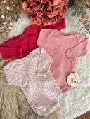 Lot de 3 bodys Petit Bateau 3 mois fille