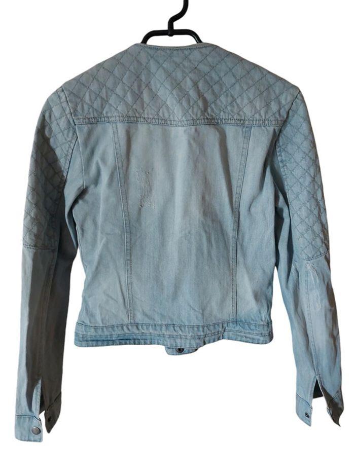 Veste en jean effet griffure T.36 ( pimkie) - photo numéro 3