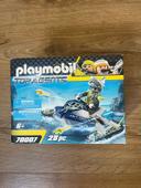 Playmobil top agents scooter marins 70007