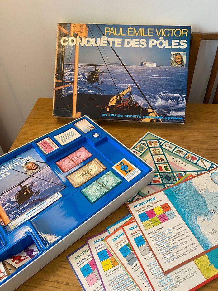 Vintage 1975 Jeu de société Conquête des pôles - photo numéro 3