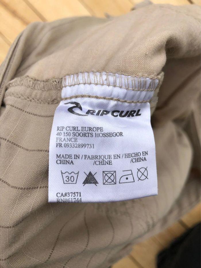 Short baggy / Jort cargo brodé ripcurl 36US - photo numéro 13