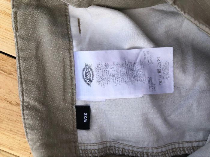 Short cargo aviateur Dickies beige taille 28US - photo numéro 8