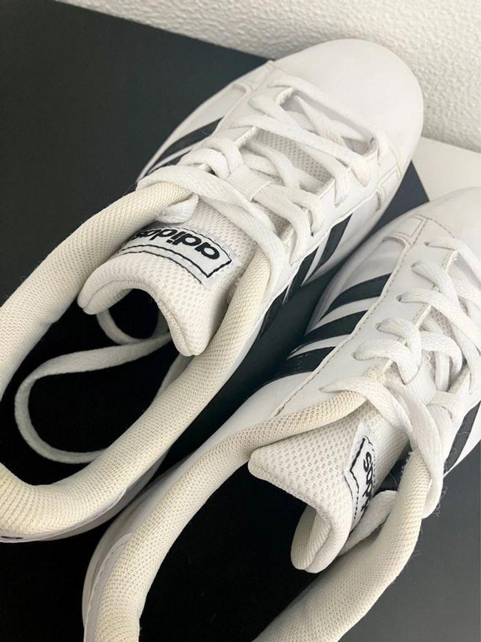 Adidas Grand Court 2.0 White/Black - photo numéro 9