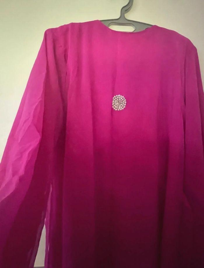 Robe de dubaï fushia neuve - photo numéro 3