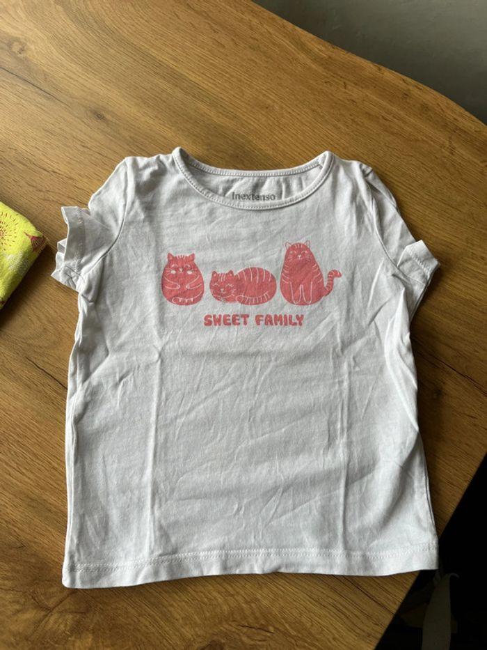 Lot t-shirt bébé fille manche courte - photo numéro 3