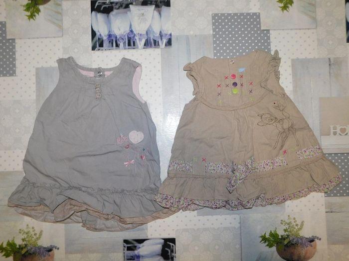 Lot de 2 robes taille 3 mois - photo numéro 2