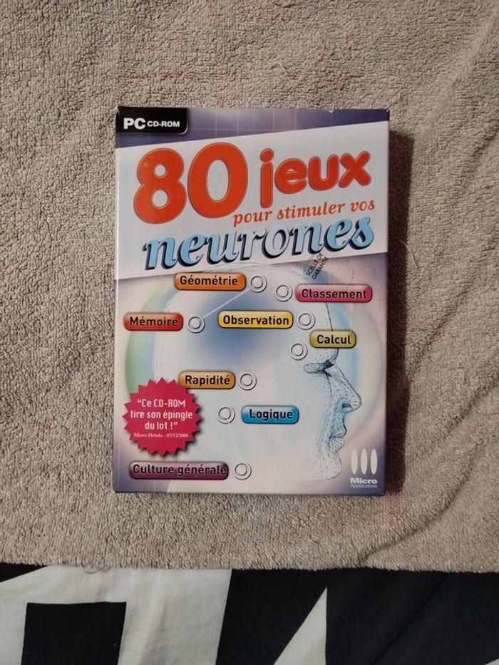 Jeu pc cd rom 80 jeux pour stimuler vos neurones - photo numéro 1