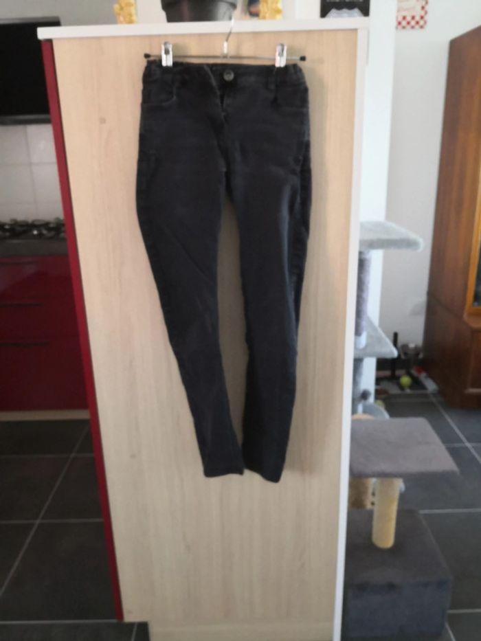 Jeans slim noir taille 12 ans - photo numéro 1