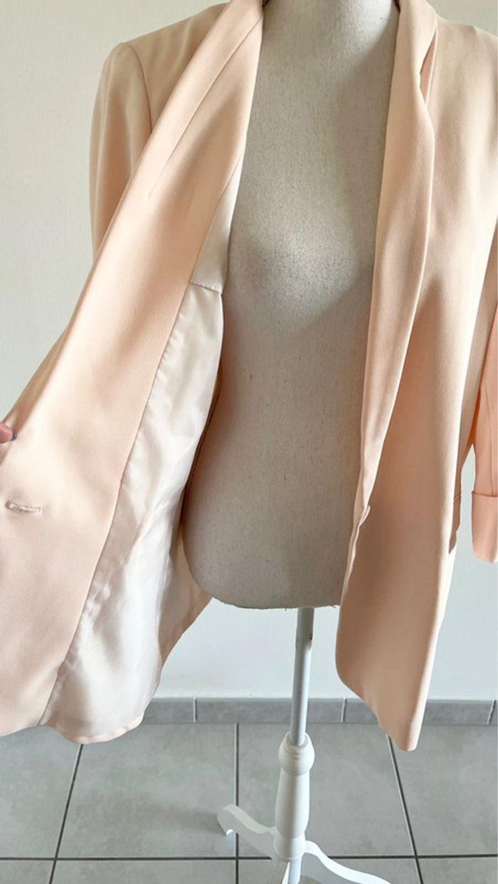 Blazer Camaïeu rose pastel - photo numéro 4