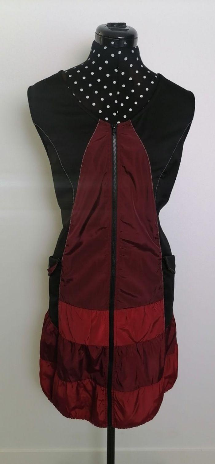 Robe / veste sans manche rouge noir Taille XXL L33 - photo numéro 4