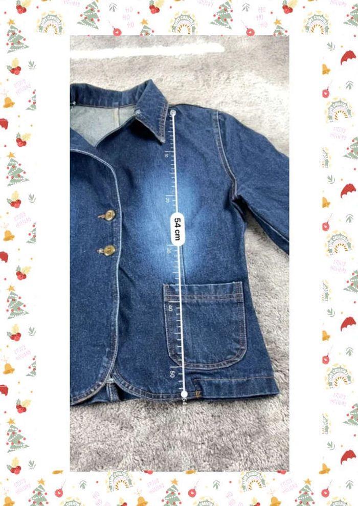 👕 Veste en Jeans vintage y2k Bleu Taille L 👕 - photo numéro 3