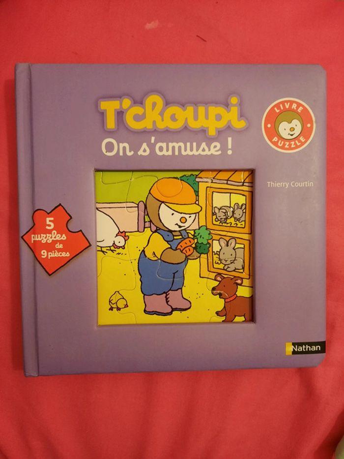 T'choupi livre puzzle - photo numéro 1