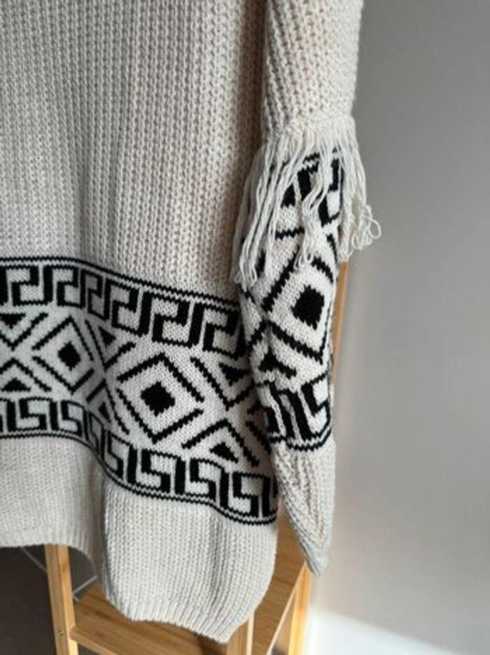 Pull tunique en mailles et franges Taille Unique (36/44) - photo numéro 10