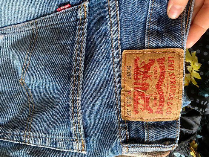 Jeans Lévis vintage y2k taille basse 501 coupe droite L33 W32 - photo numéro 7