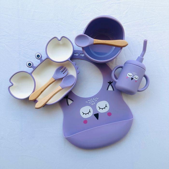 Set pour bébé repas en silicone - photo numéro 5