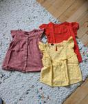 lot T-shirt fille 4A