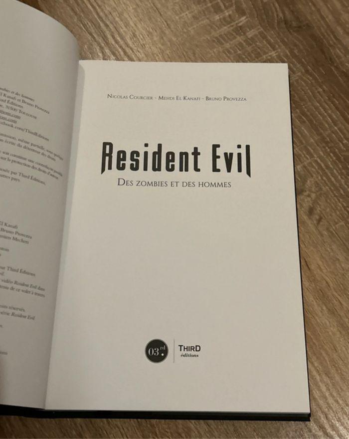 Livre français Resident Evil des Zombies et des Hommes, état neuf, Third éditions - photo numéro 4