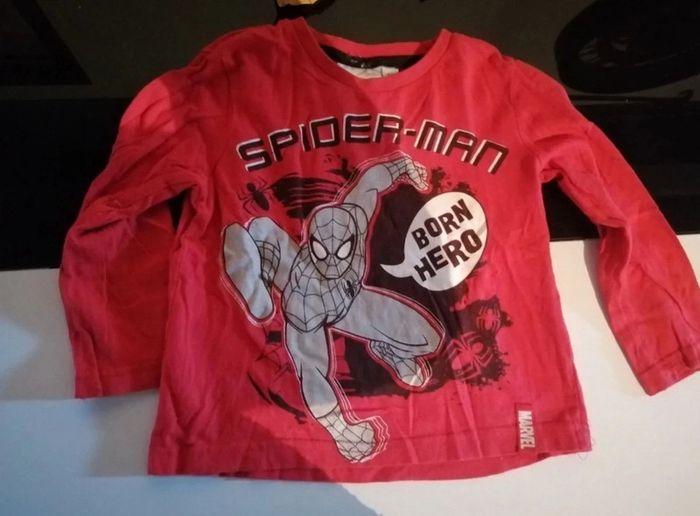 Tee shirt spiderman 3 ans