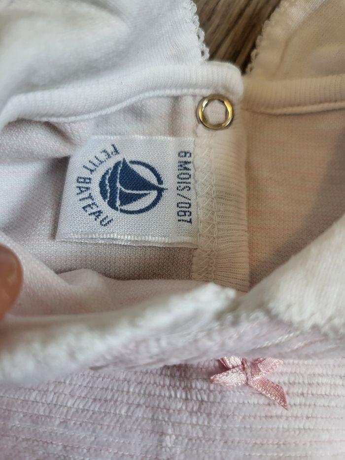 Grenouillère velour Petit Bateau 6 mois - photo numéro 4