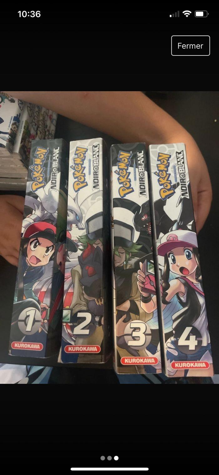 Lot livre Pokémon noir et blanc - photo numéro 1