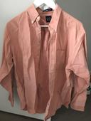 Chemise manches longues Gap corail taille S pour homme