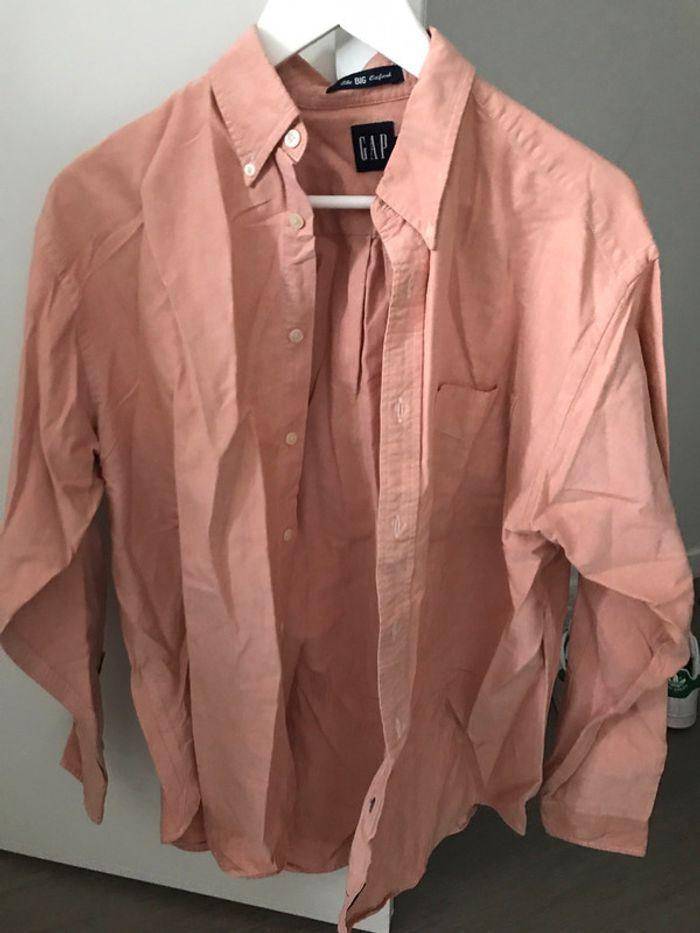 Chemise manches longues Gap corail taille S pour homme - photo numéro 1