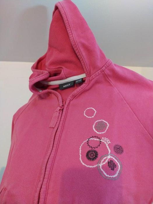 Gilet sweat à capuche rose MEXX 10 ans - photo numéro 3