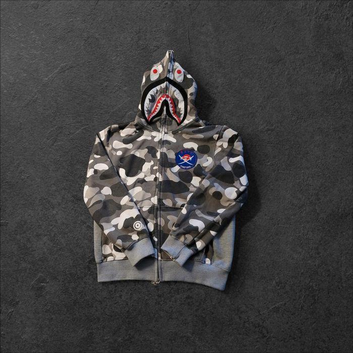 Veste Zip Capuche Sweat A Bathing ApE Bape Taille L Patch - photo numéro 1