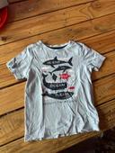 T shirt bleu pale Vertbaudet 4 ans