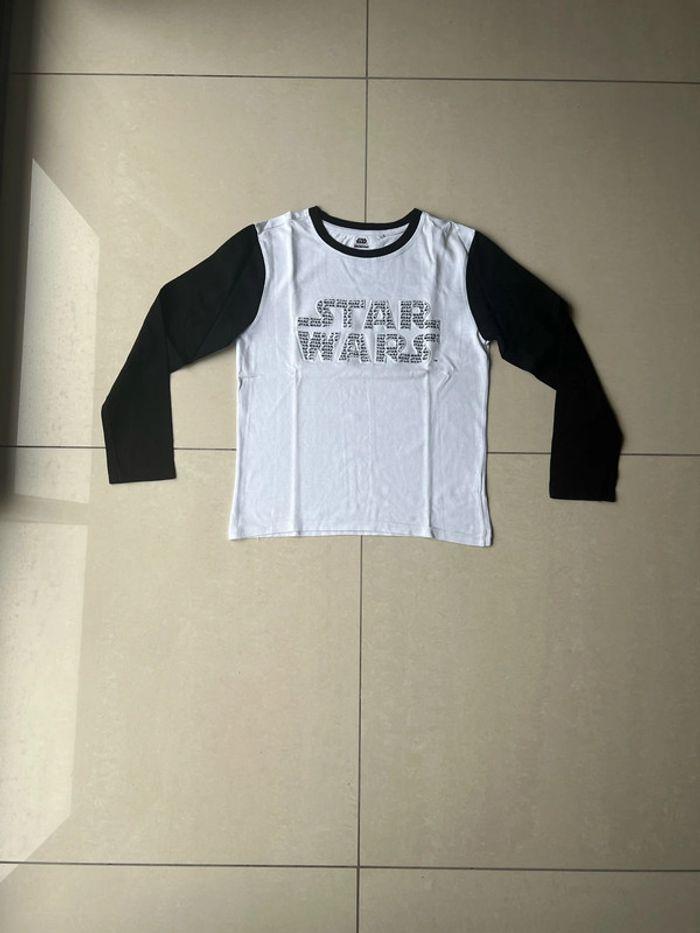 T-shirt enfant manches longues Star Wars - photo numéro 1