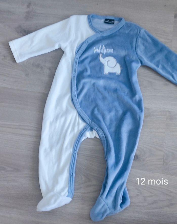 Pyjama velours neuf 12 mois