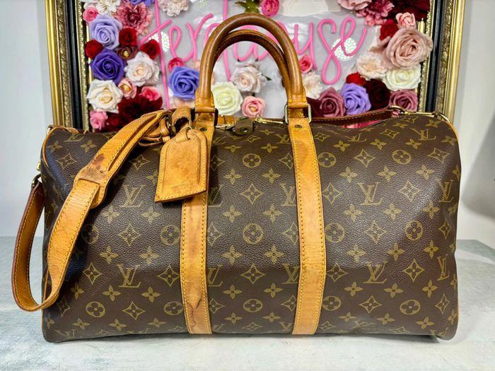 Sac de voyage Louis Vuitton 45 keepall bandoulière - photo numéro 1