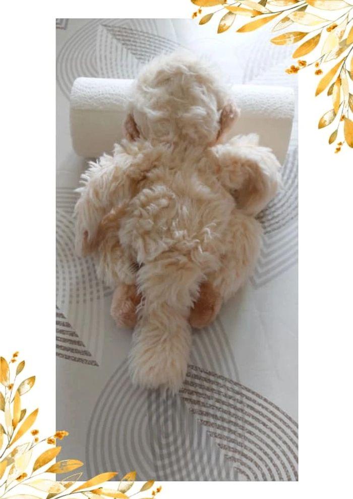 Jolie peluche singe vintage taille 20 cm - photo numéro 4