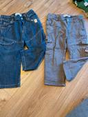 Lot 2 jeans la compagnie des petits en 18 mois