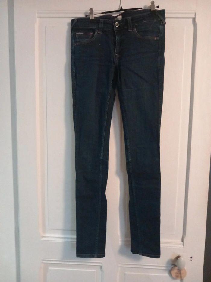 Jean bleu marine brut Modèle Sophie Skinny Tommy Hilfiger W30/L34 - photo numéro 1