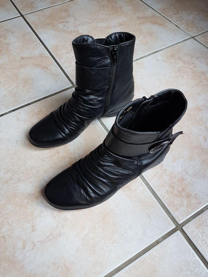 Bottines noires Duca Enrico T37 - photo numéro 1