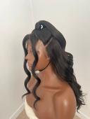 Chic perruque brune lace front plusieurs en 1