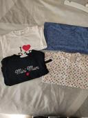 Lot 4 tee shirts manche longue