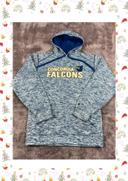 👕 Sweat à capuche Veste University Rare Vintage y2k 90s 2000s Concordia Falcons bleu Taille S 👕