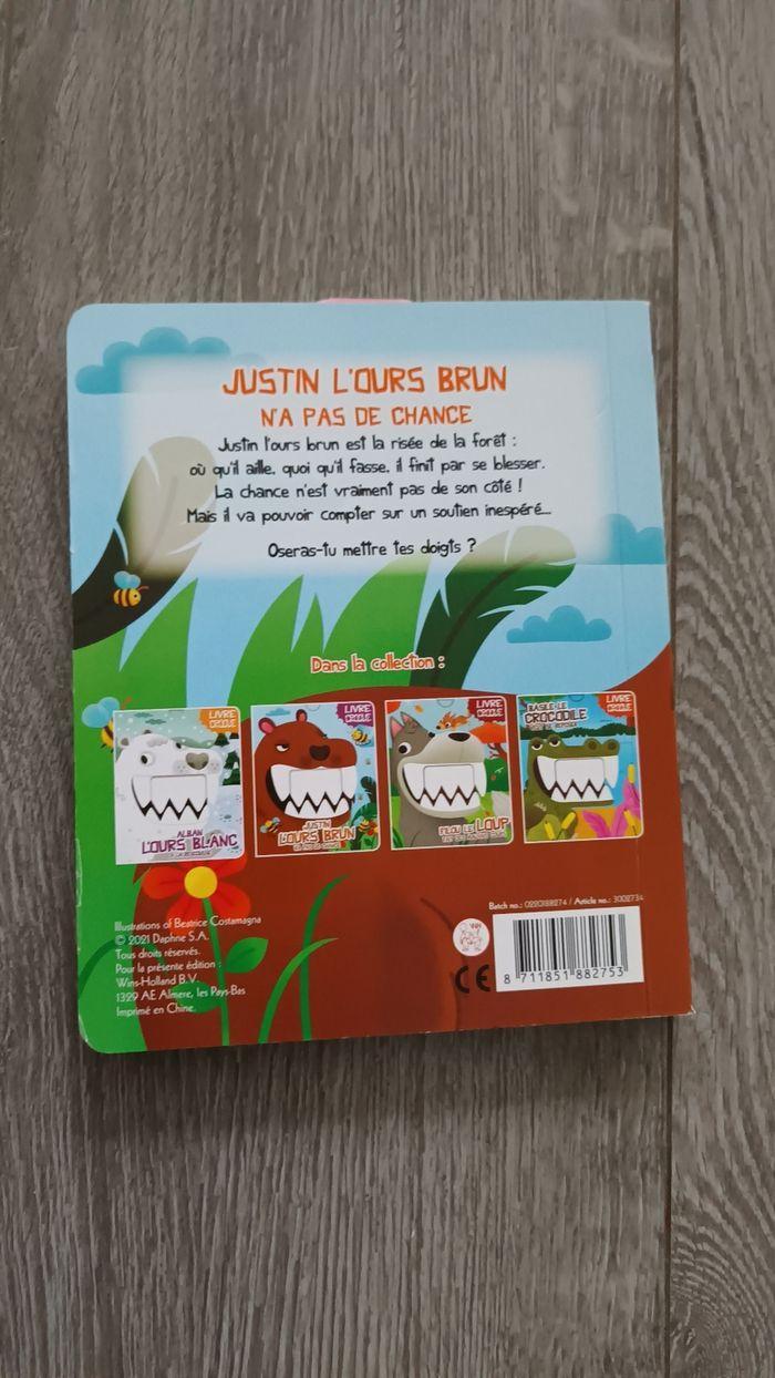 Livre croque Justin lbours brun - photo numéro 2