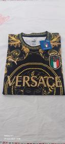 🔥🔥 Maillot Italie Concept avant match Versace noir et or  taille M 🔥🔥