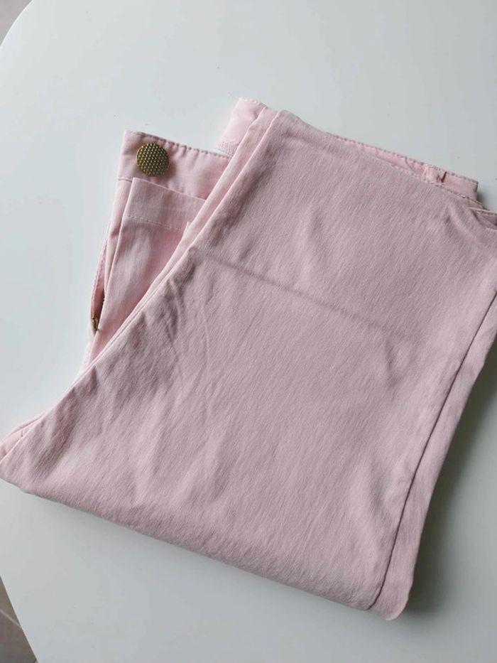 Pantalon rose clair extensible T38 - photo numéro 2