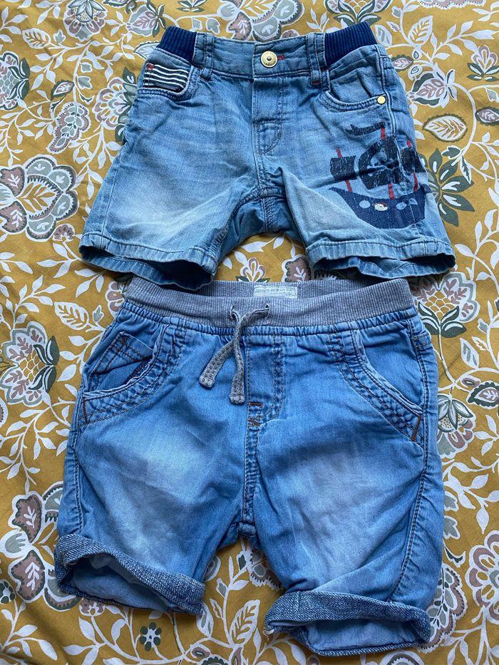 Lot 2 short en jean 12 mois - photo numéro 1