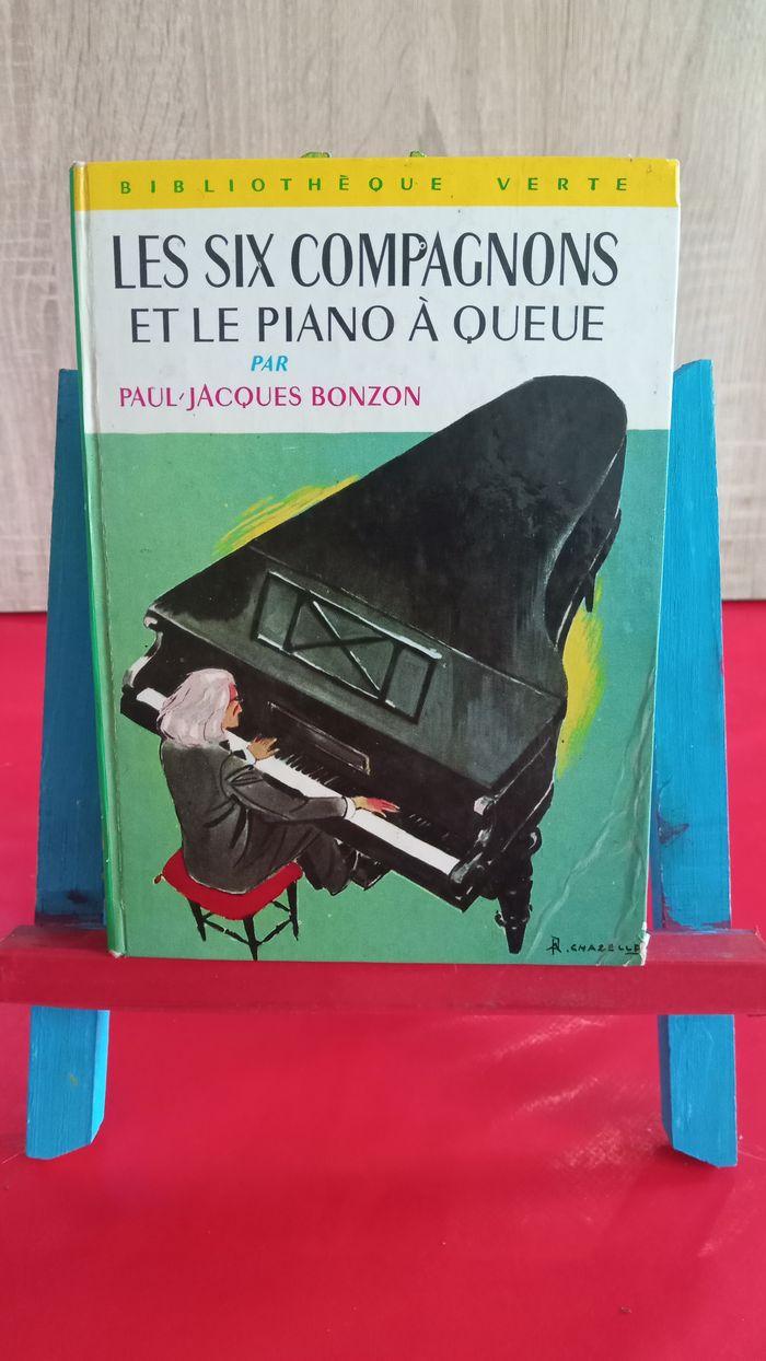 Les six compagnons et le piano à queue, n° 260, 1971, bibliothèque verte - photo numéro 1