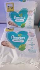 Lots 8 paquets Lingettes pampers sensitive