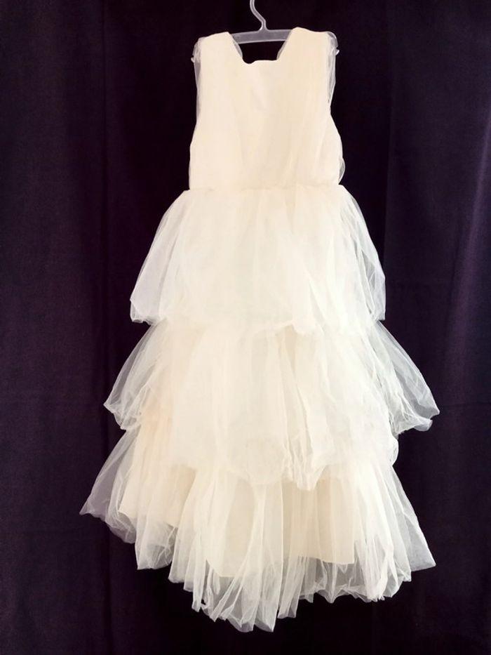 Robe de soirée en tulle pour filles - photo numéro 2