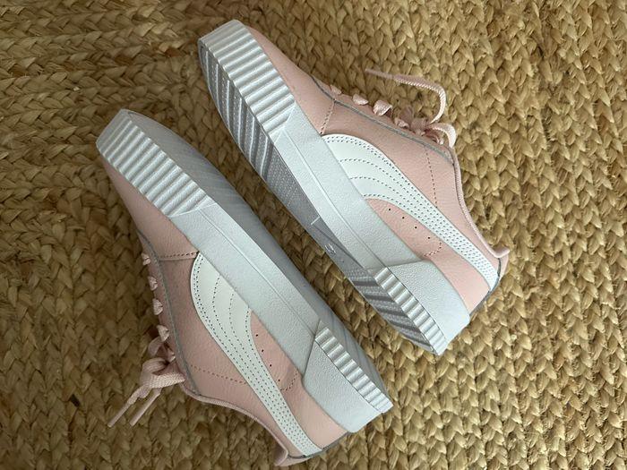 Baskets puma Carina rose /gris/blanc pointure 36 neuve avec étiquette - photo numéro 3