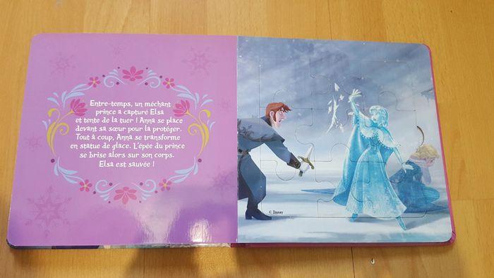 Livre puzzle Disney la reine des neiges - photo numéro 5